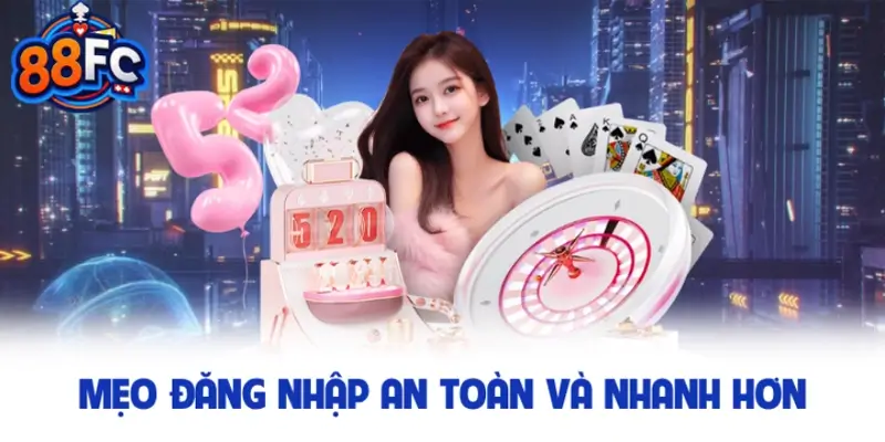 Mẹo đăng nhập 88FC an toàn và nhanh hơn